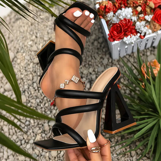Sexy Chic Pyramid Heels