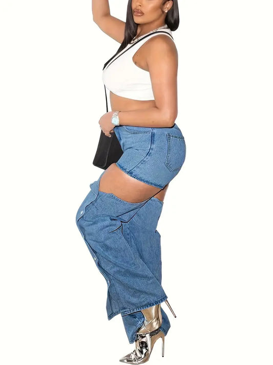 Exclusive Chic Detachable Transition Pants