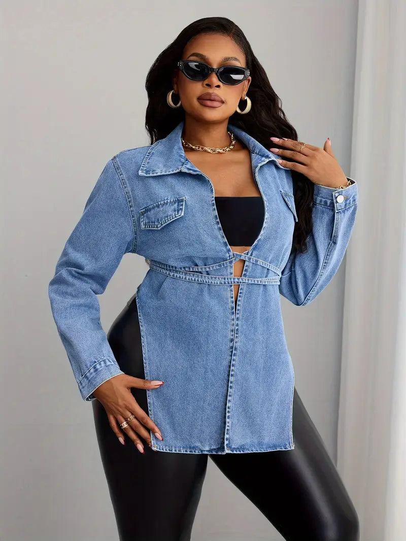 Classic Luxe Denim Top
