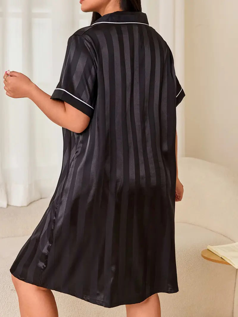 Sleek Luxe Night Shirt