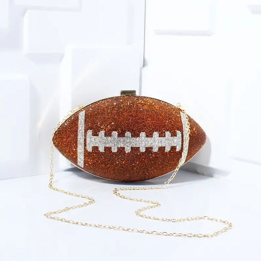 Elegant Luxe Football Clutch