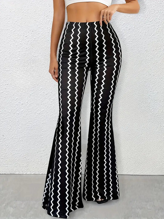 Flared Wide Leg Pants