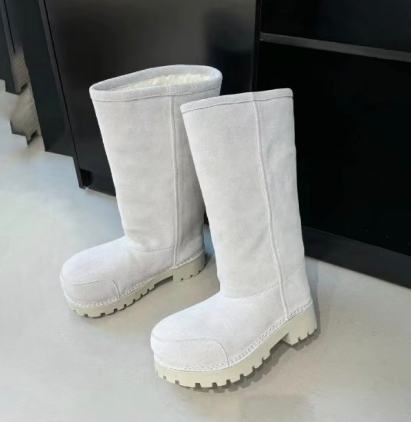 Edgy Street Chic Oversized Cartoon Boots