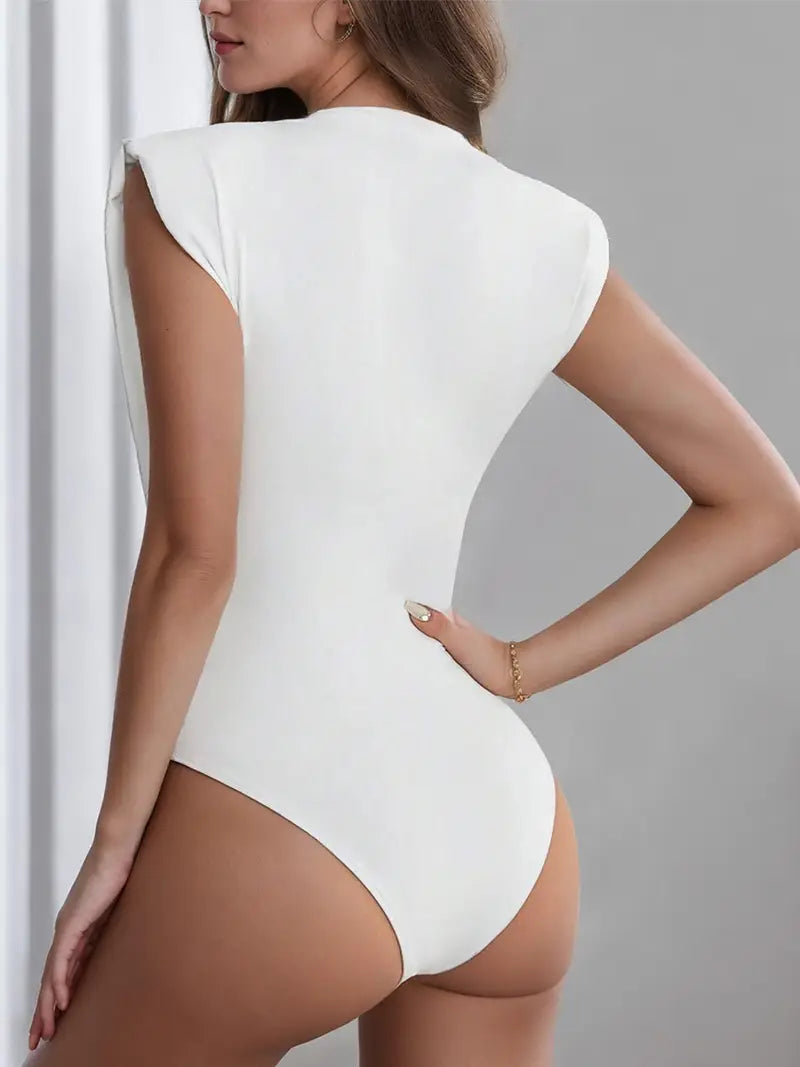 Sleek Sleeveless Business Casual Bodysuits