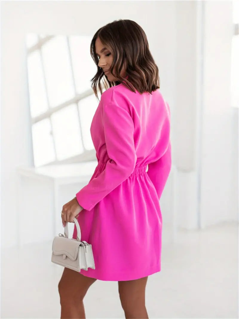 Luxe Fall Blazer Dress