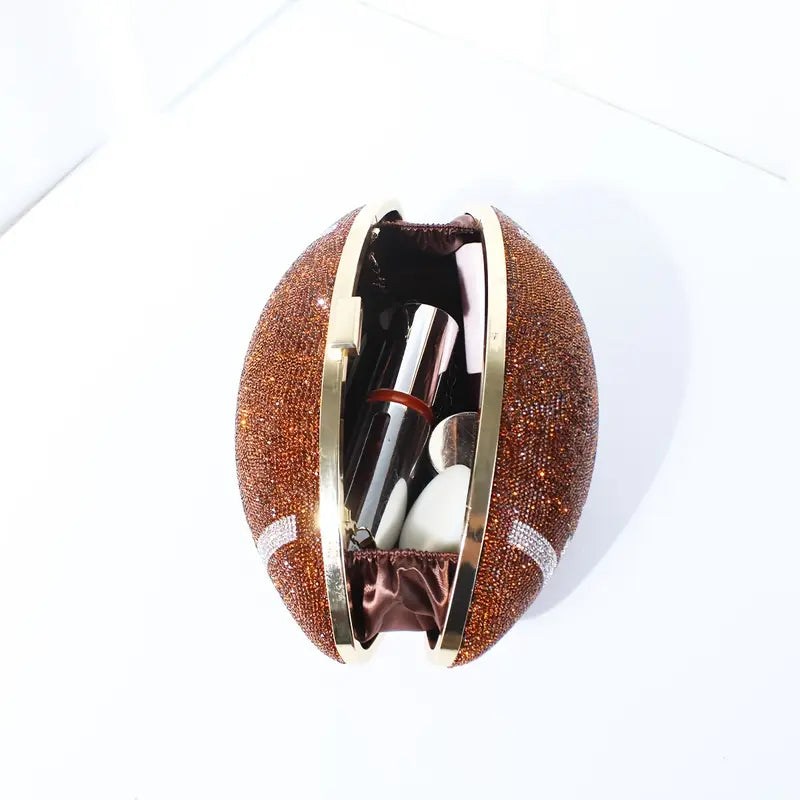 Elegant Luxe Football Clutch