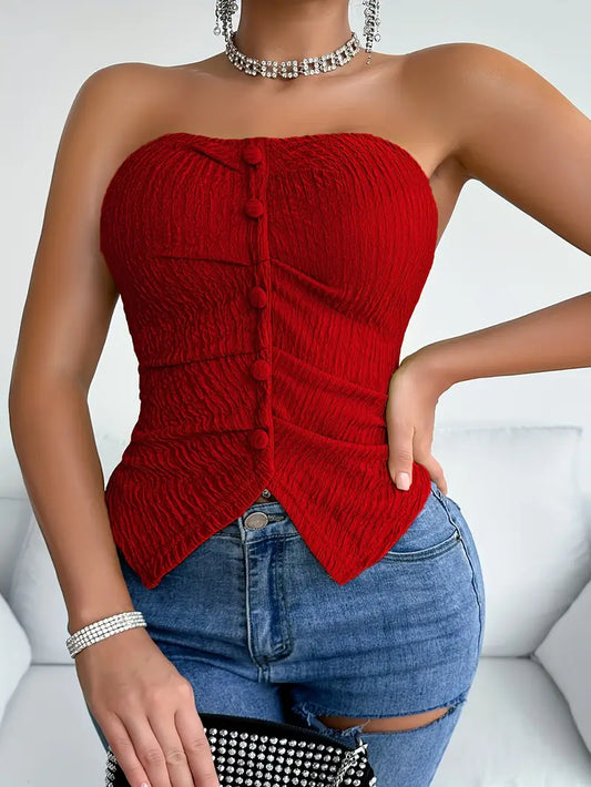 Chic Strapless Tube Top