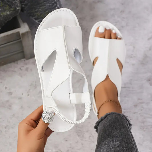 Comfy Open Toe Flats