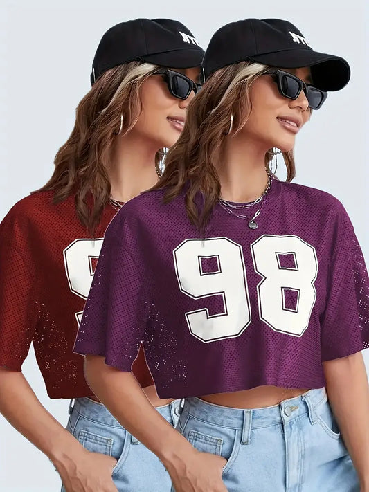 Two Pack Chic Cropped 98 Jersey