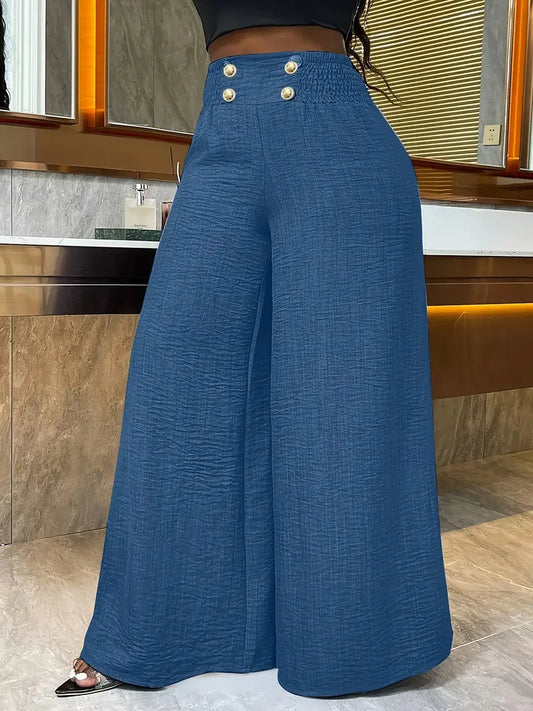 Chic Office Casual Wideleg Pants