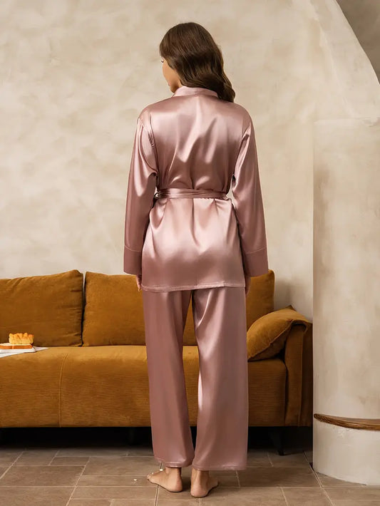 Silk Double Satin Pajama Set