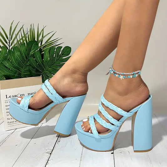 Luxe Spring Block Heels