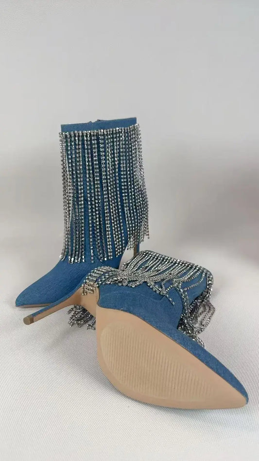 Luxurious Tassel Boots