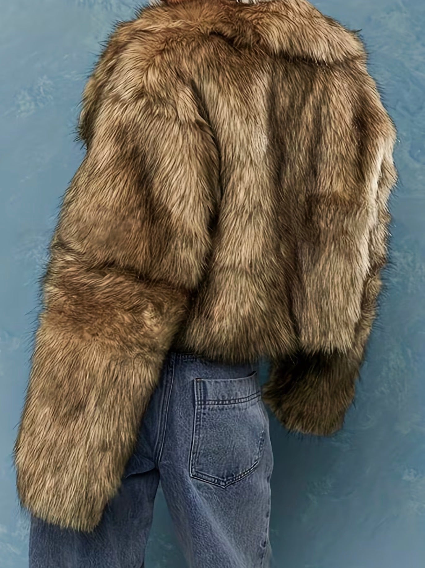 Chic Brown Fur Coat