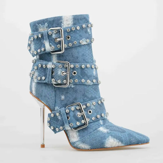 Retro Street Chic High Heels