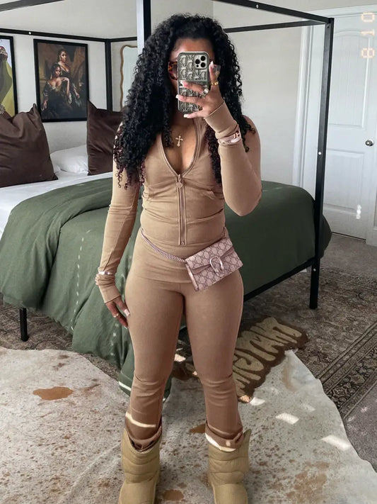 Chic Velour Jumpsuit