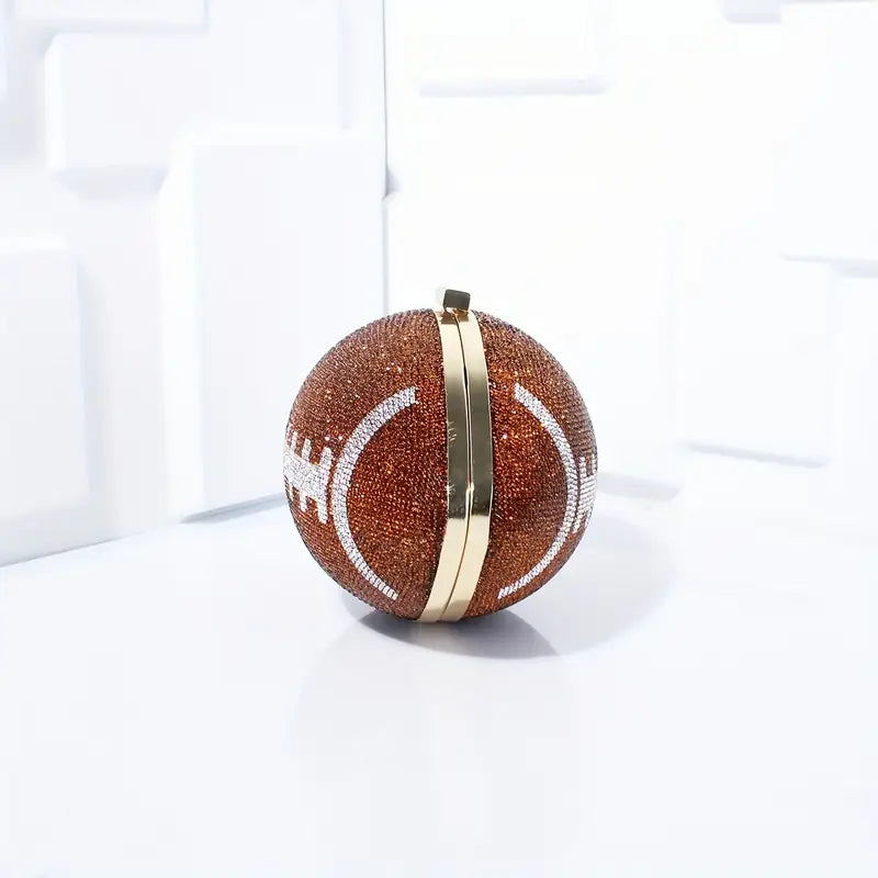 Elegant Luxe Football Clutch