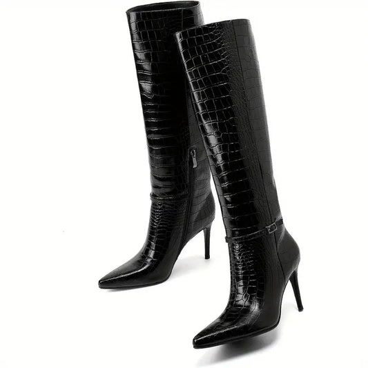 Sexy Luxe Crocodile Boots