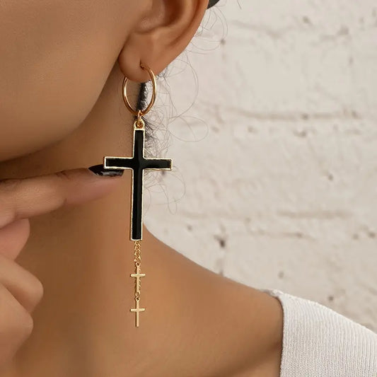 Faith Cross Earrings