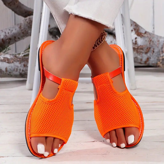 Slip On Mesh Beach Flats