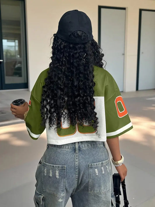 Chic Cropped Graphic Tee