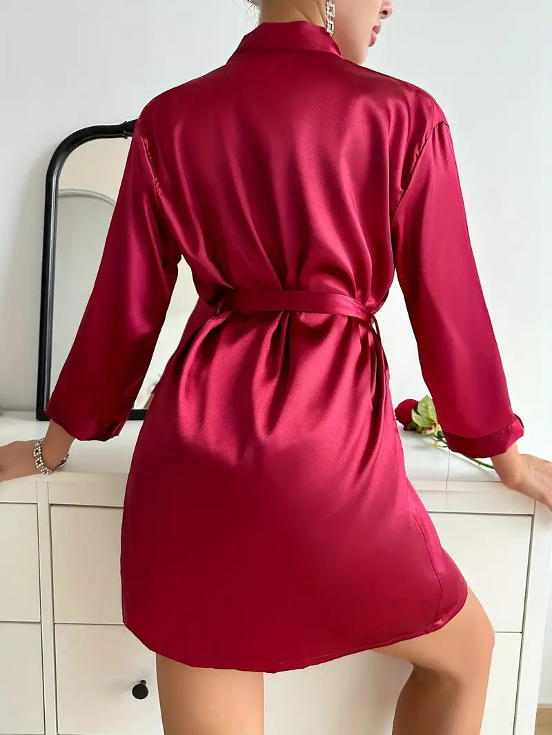 Sexy Satin Pajama Set