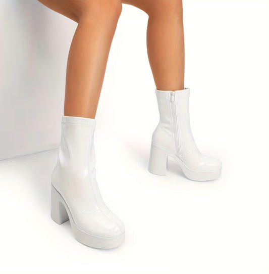Bold Chunky Platform Ankle Boots