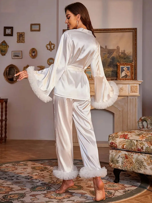 Luxe Comfy Satin Pajama Set
