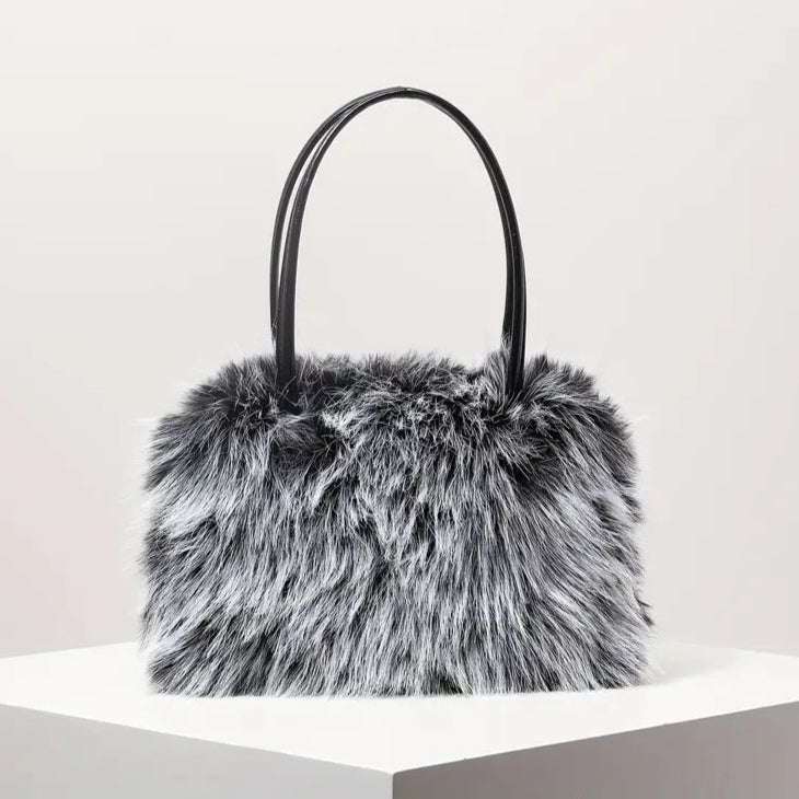 Stylish Plush Fur Bag