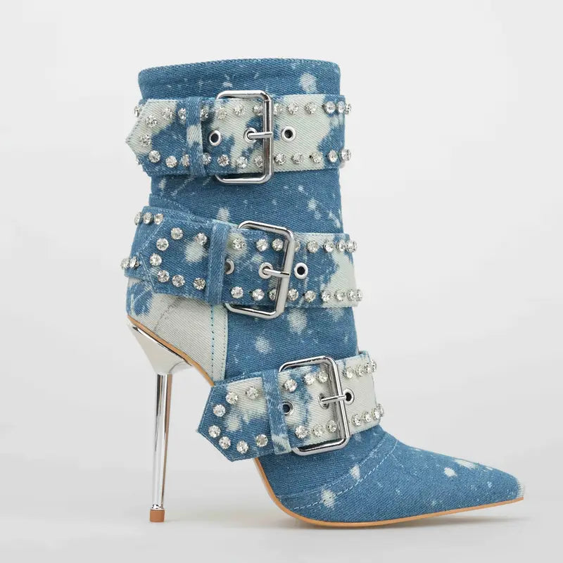 Retro Street Chic High Heels