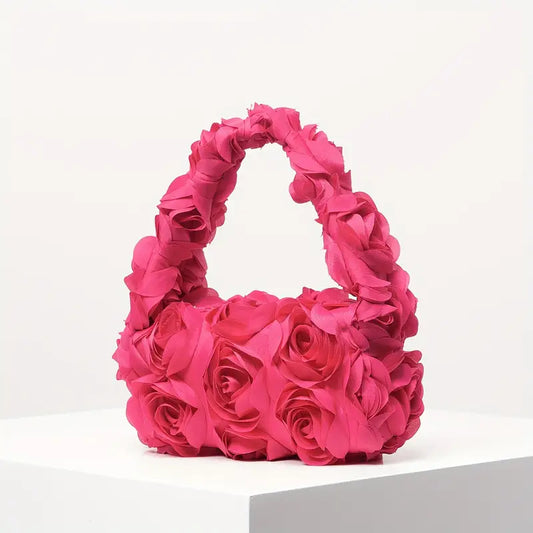 High Fashion Elegant Rose Petal Bag