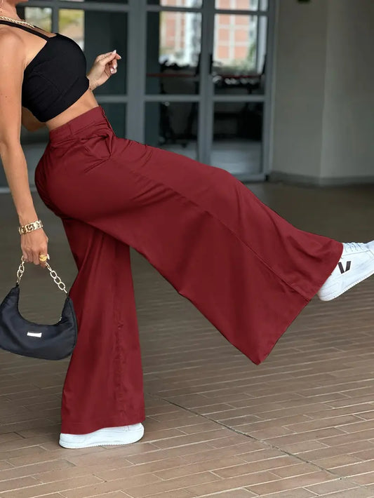 Casual Loose Fit Business Pants