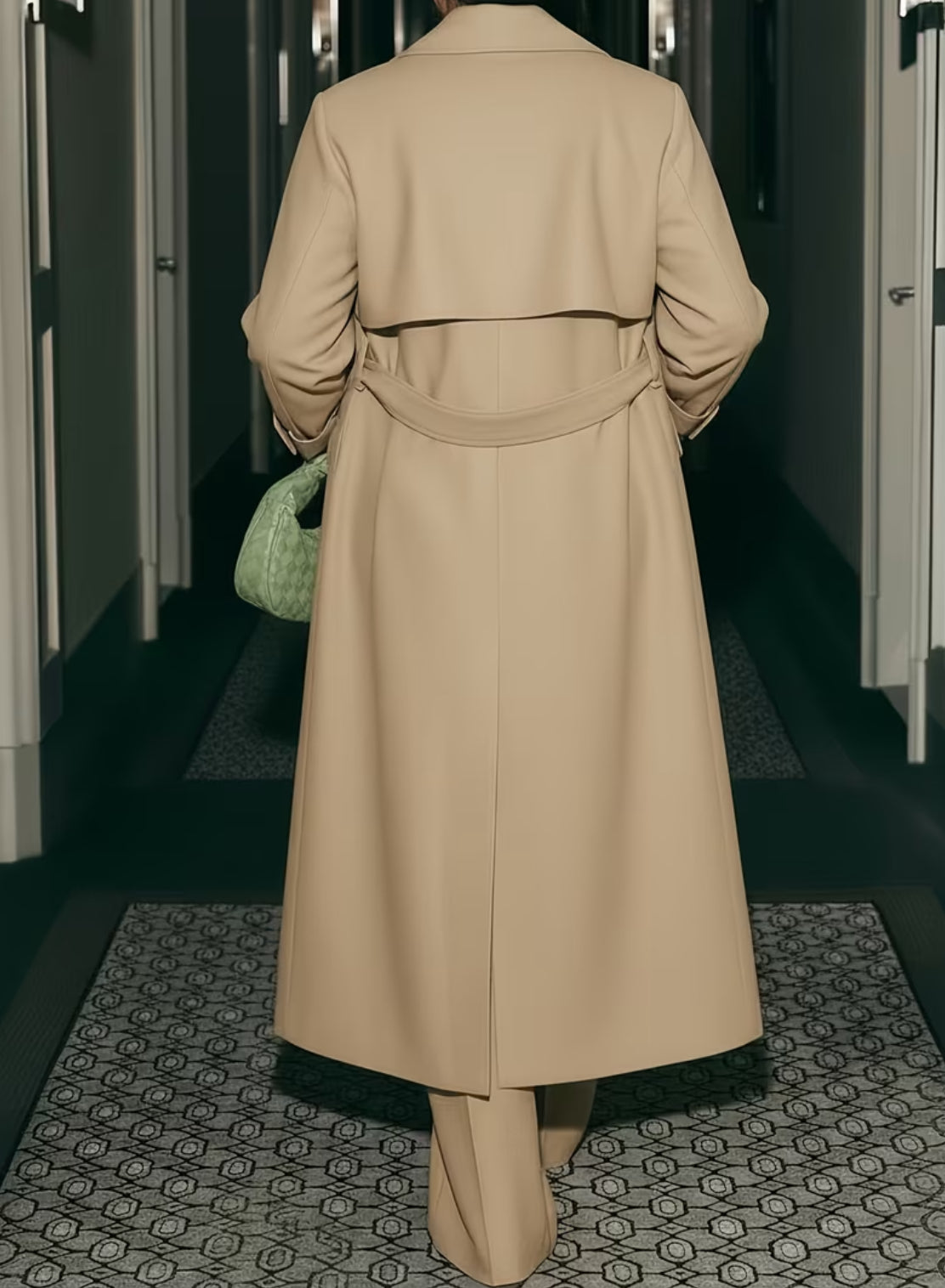 Business Casual Luxe Trench & Pants Suit