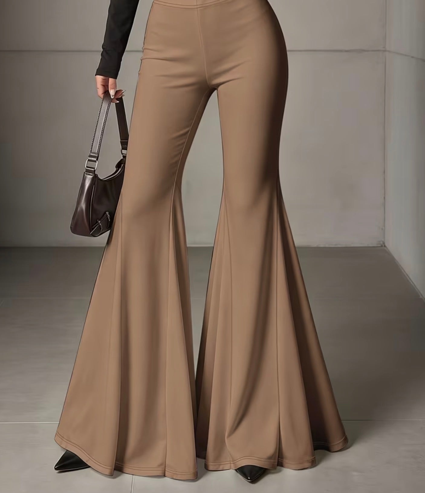 Sleek comfortable Versatile Flared Pants