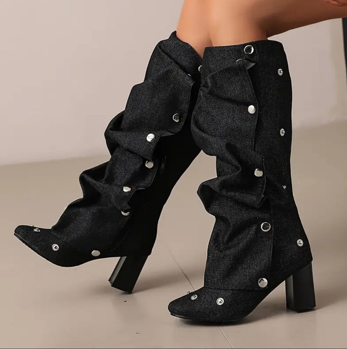 Fierce Luxe Snap Boots