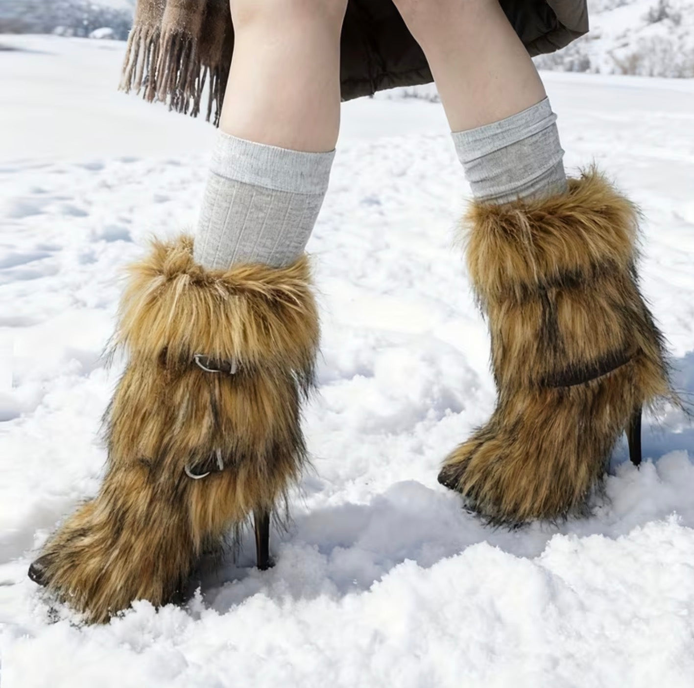 Snow Fur Heels