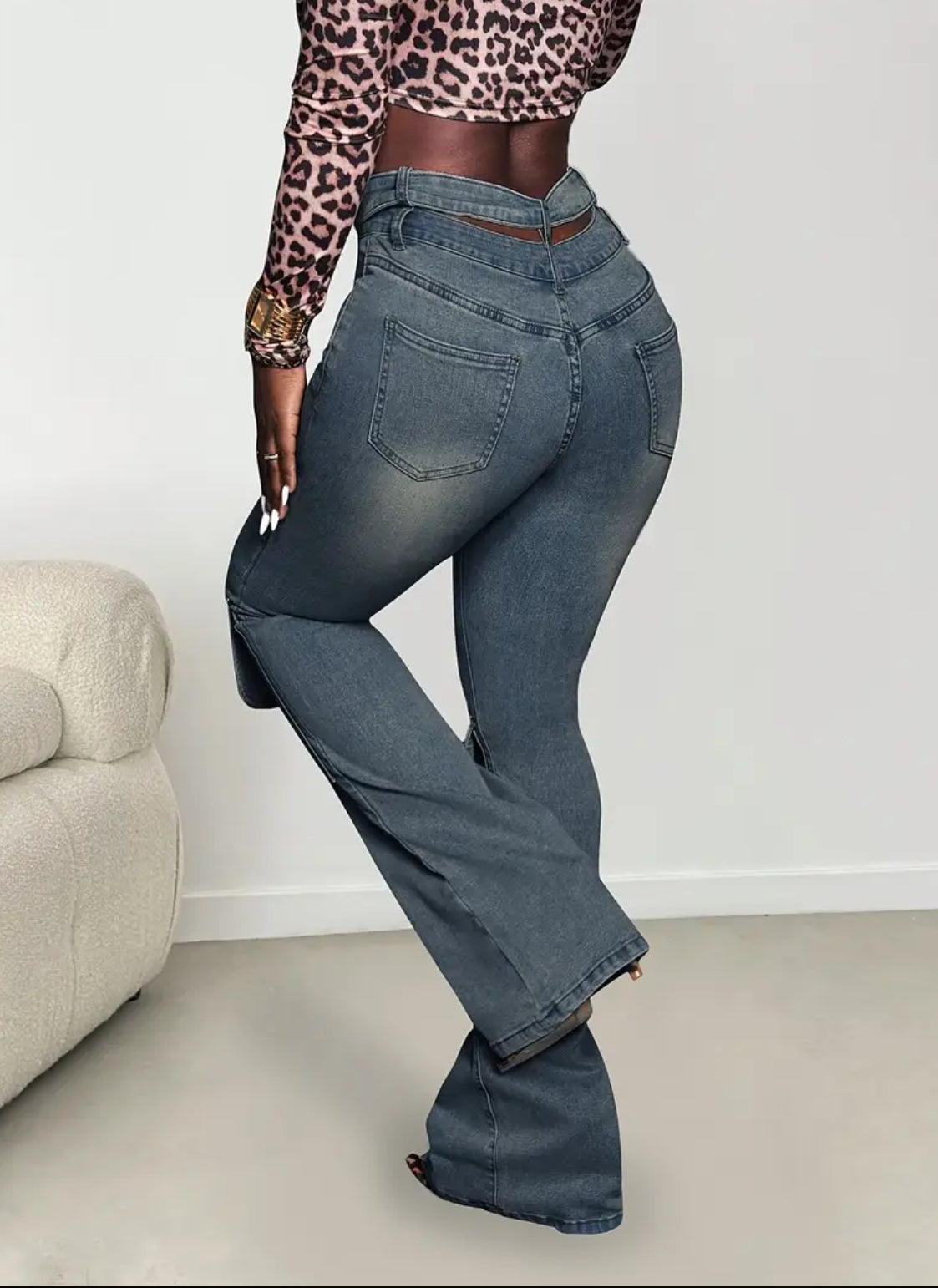 Stylish Street Chic Denim Jeans