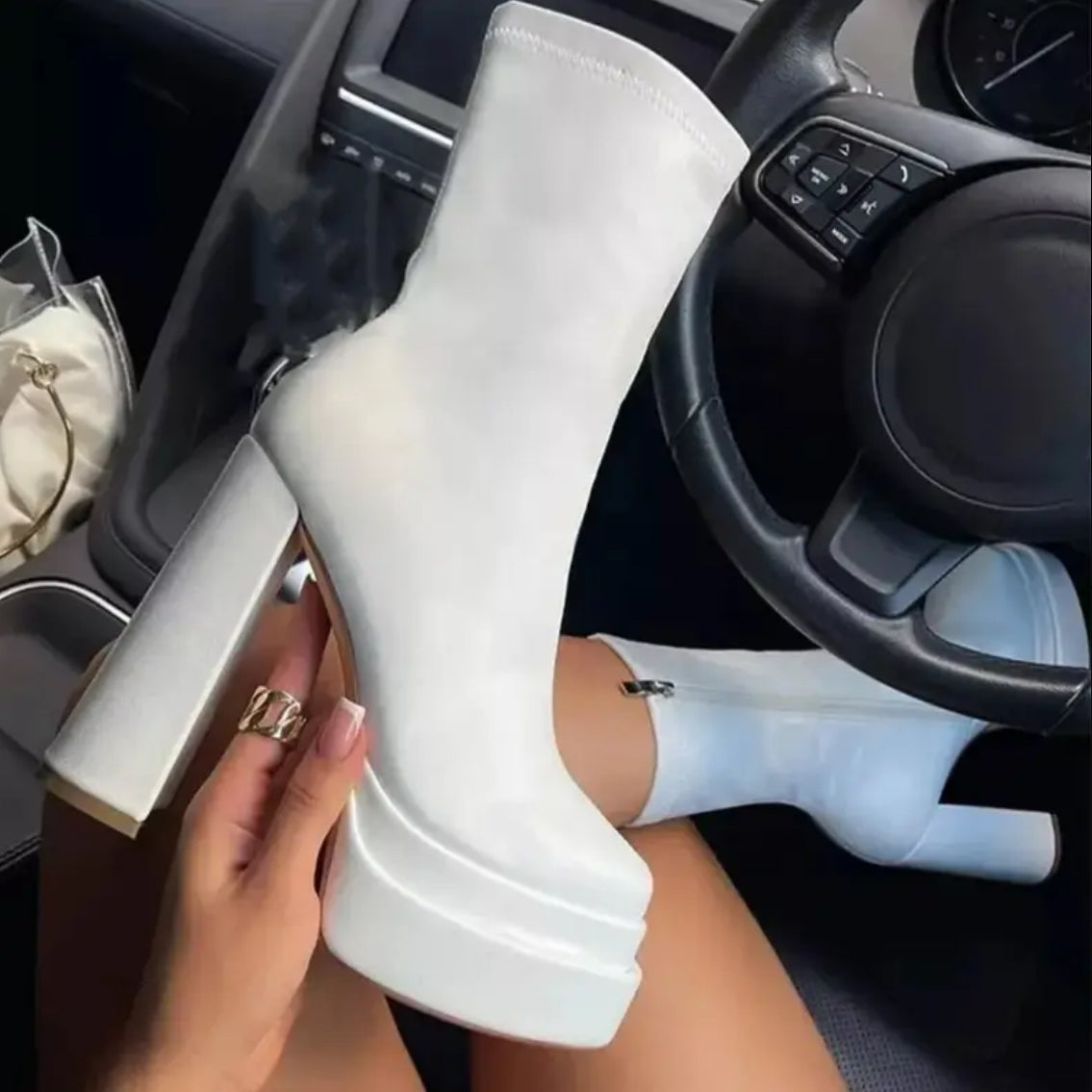 Luxe Block Heel Boots