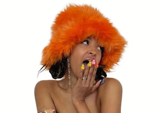 Luxe Chic Fur Bucket Hat
