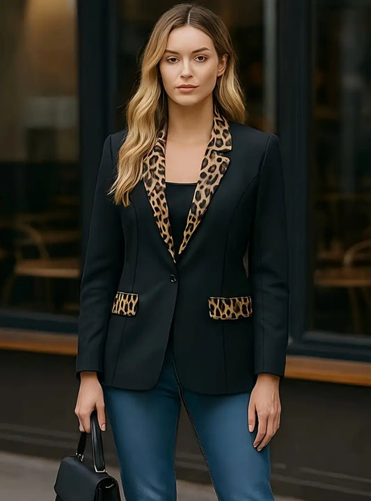 Leopard Chic Blazer