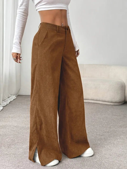 High Chic Corduroy Business Pants