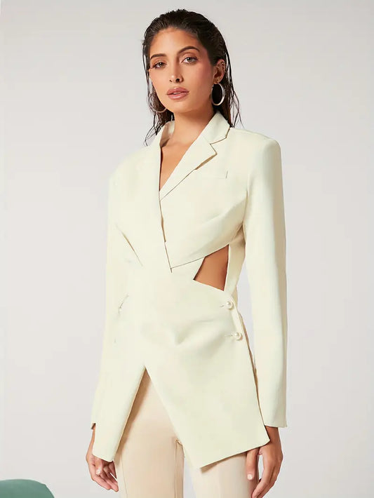 Stylish Side Cut Sleek Blazer
