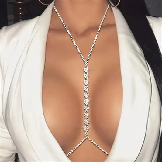 Elegant Heart Body Chain