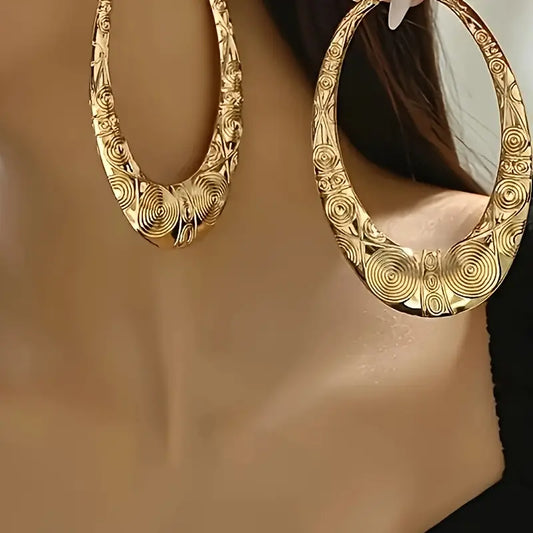 Boho Chic Hoop Earrings