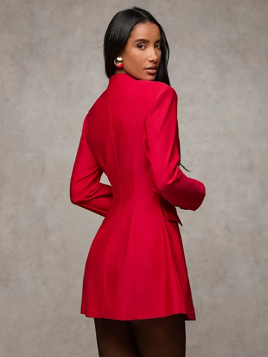 Office Chic Blazer Dress