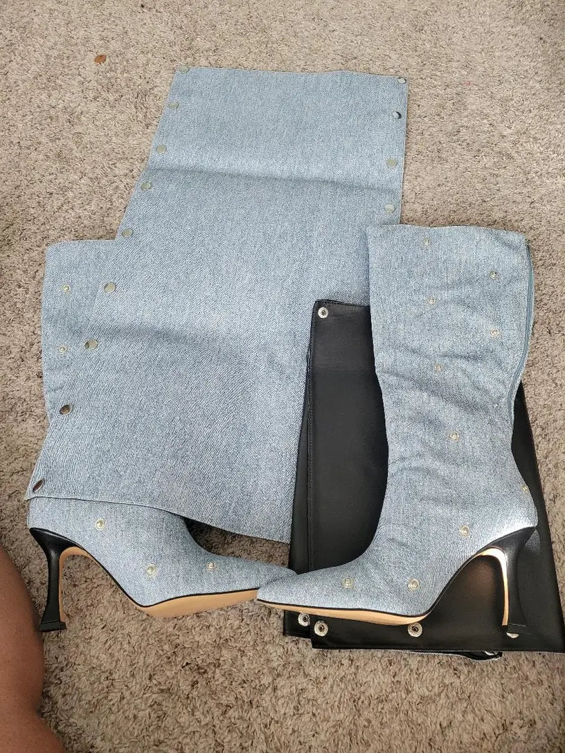 High Fashion Snap Boots