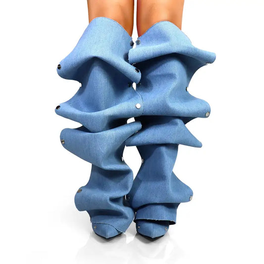 Knee High Exclusive Snap Boots