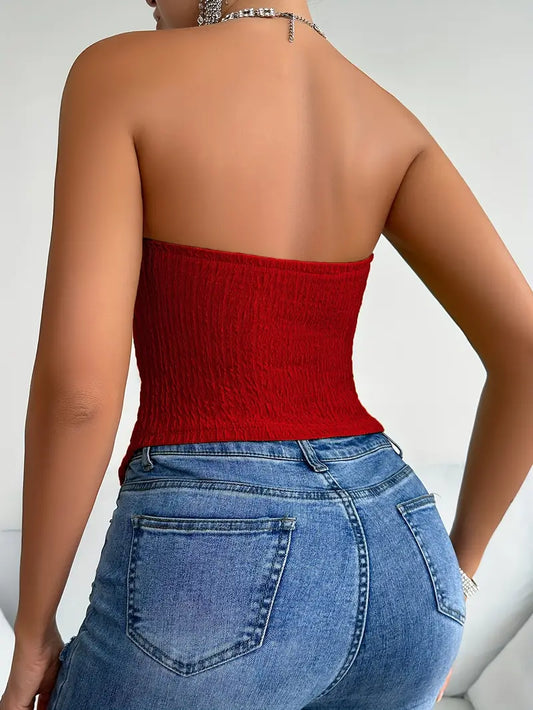 Chic Strapless Tube Top