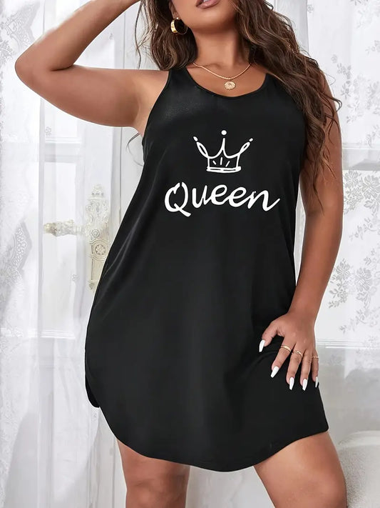Queen Night T Shirt Dress