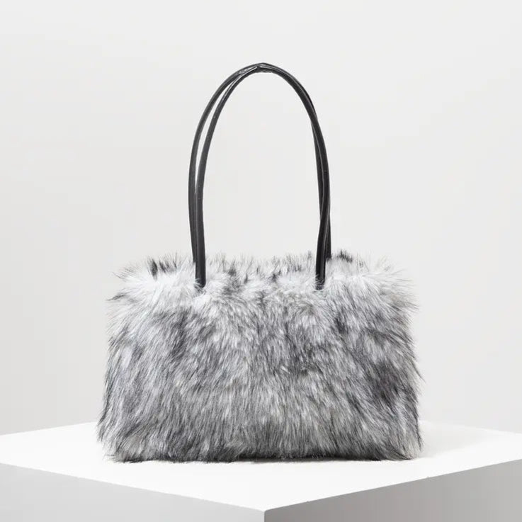 Stylish Plush Fur Bag